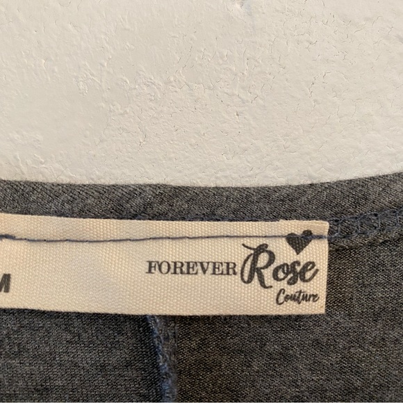 NWT Fit and flare grey size medium Forever Rose Couture dress - Picture 6 of 10